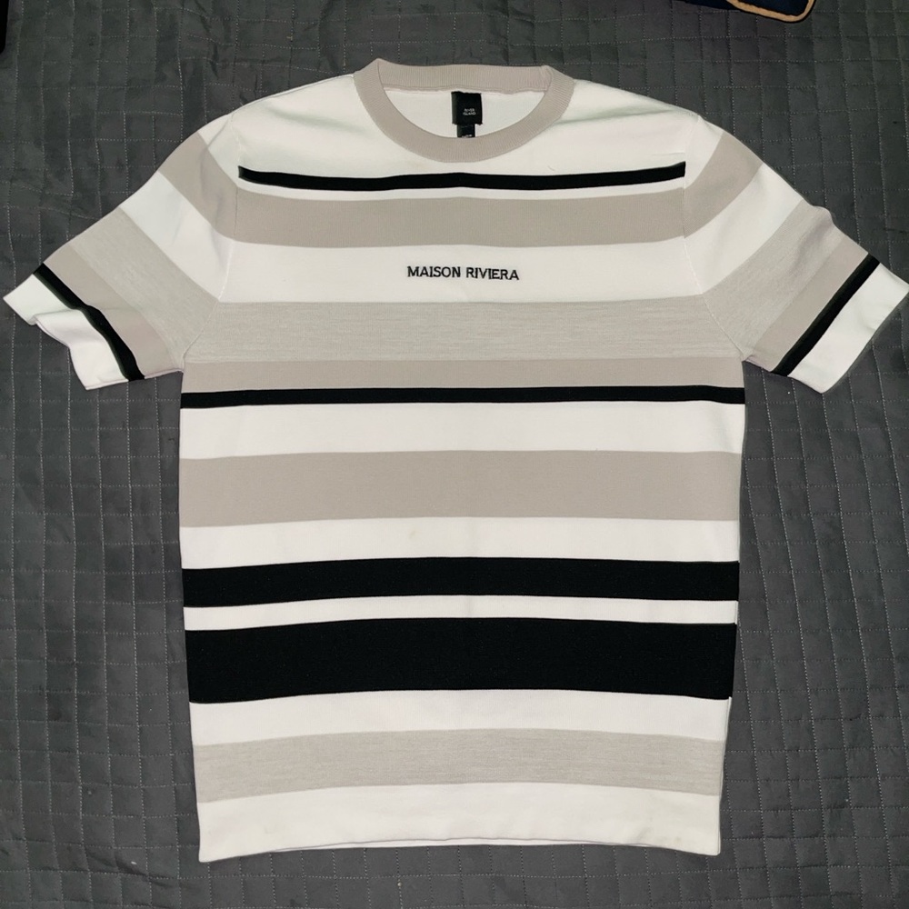 River Island Black and Gray Short Sleeve Tees